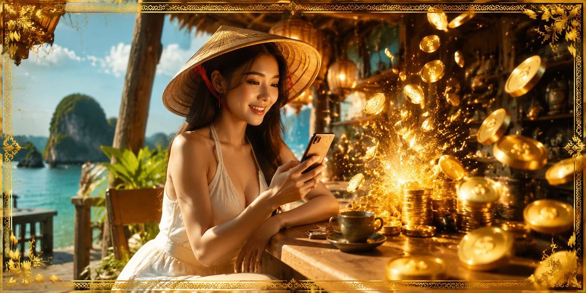 Người dùng Buôn Ma Thuột đội nón lá kiểm tra tài khoản casino trên điện thoại