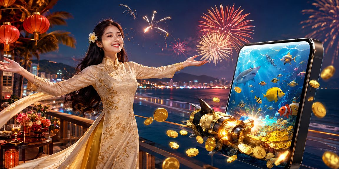 Người phụ nữ Đà Nẵng mặc áo dài truy cập casino và tìm trợ giúp trên điện thoại